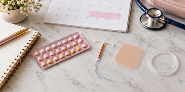 Diferentes tipos de anticoncepcionais orais disponíveis no mercado. Embora sejam métodos contraceptivos eficazes, os anticoncepcionais hormonais podem alterar significativamente o perfil hormonal feminino, afetando hormônios anabólicos como testosterona, DHEA e IGF-1, o que pode dificultar o ganho de massa muscular.