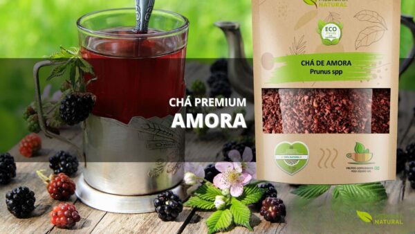 Chá de Amora - Morus nigra - Frutos Liofilizados - Medicina Natural