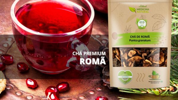 Chá de Romã - Punica granatum - Frutos Liofilizados - Medicina Natural