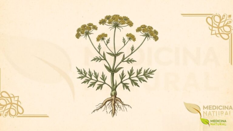 Ferula linkii Webb (Apiaceae). Planta herbácea perene endêmica das Ilhas Canárias, com caules robustos ramificados, folhas finamente divididas e inflorescências em umbelas compostas amarelas. Rica em sesquiterpenos carotanos e daucanos com propriedades medicinais potenciais.