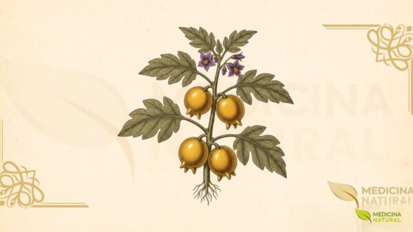 Solanum mammosum L. (Solanaceae) é uma erva robusta ou arbusto anual ou perene de curta duração, de 0,4 a 1 metro de altura. Caule ereto, ramificado, verde-acinzentado, coberto por tricomas estrelados e espinhos. Folhas alternadas, simples, ovadas a oblongas, de 5-10 cm × 4,5-9,5 cm, densamente peludas, com espinhos nas nervuras. Inflorescências em cimas escorpioides com 2-4 flores. Flores actinomorfas, hermafroditas, corola violeta a roxa, 1,8 cm de diâmetro, profundamente 5-lobada, anteras amarelas proeminentes. Fruto é uma baga piriforme de 4,5-5,5 cm, com 4-5 protuberâncias papilares na base, amarelo-brilhante quando maduro, polpa branca esponjosa com numerosas sementes pequenas. Nativa da América do Sul (Brasil, Colômbia, Equador, Peru), naturalizada em regiões tropicais e subtropicais da Ásia, África e Oceania. Sinônimos botânicos: Solanum platanifolium Sims, Solanum mammosum var. albiflorum Dunal. PLANTA TÓXICA: Contém alcaloides esteroidais (solanina, solamargina, solasonina). Dose tóxica: 20 mg de solanina.