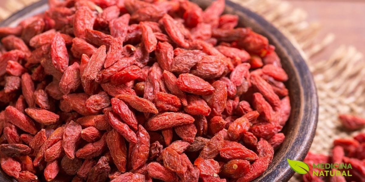 As bagas de Goji secas são uma fonte concentrada de antioxidantes, vitaminas e minerais. Seu consumo regular pode fortalecer o sistema imunológico e melhorar a saúde da pele, sendo um superalimento versátil para adicionar em iogurtes, granolas ou consumir puro como um snack saudável.