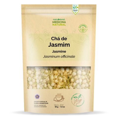 Chá de Jasmim Importado - Flores Aromáticas Selecionadas - 50g