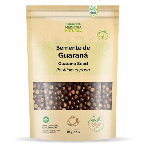 Chá de Guaraná - Nativo da Amazônia - Sementes Inteiras - 100g
