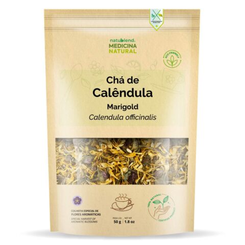 Chá de Calêndula - Flores Aromáticas Selecionadas - 50g