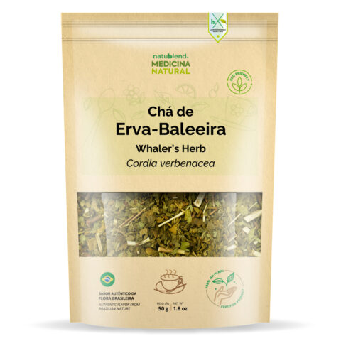 Chá de Erva Baleeira - Aroma Cítrico e Suave - Folhas Selecionadas - 50g