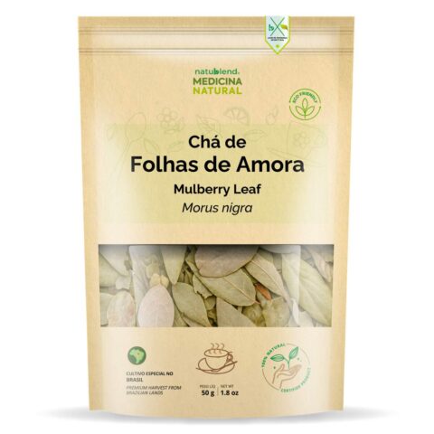 Chá de Folhas de Amora - Perfil Reconfortante e Suave - 50g