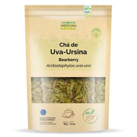 Chá de Uva Ursi - Importado da Europa - Folhas Nobres Selecionadas - 50g