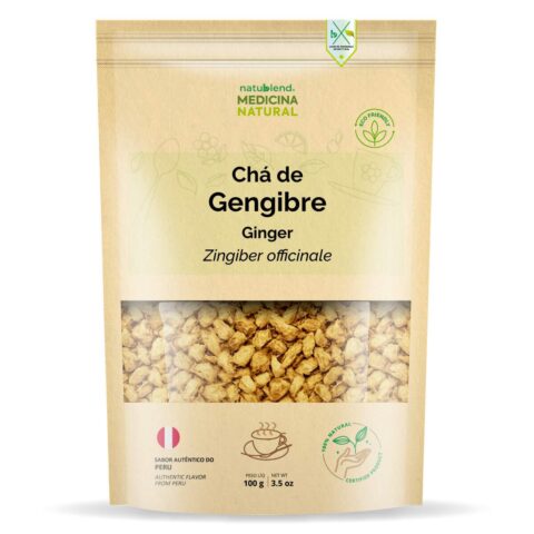 Chá de Gengibre - Importado do Peru - Raízes Selecionadas - 100g