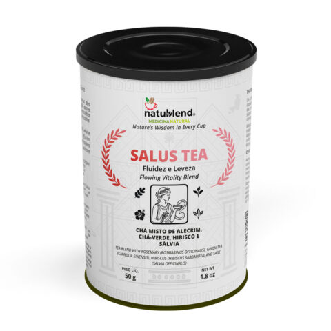 SALUS TEA - Infusão Herbal e Refrescante com Notas Frutadas para Revigorar com Vitalidade Natural - Lata - 50g