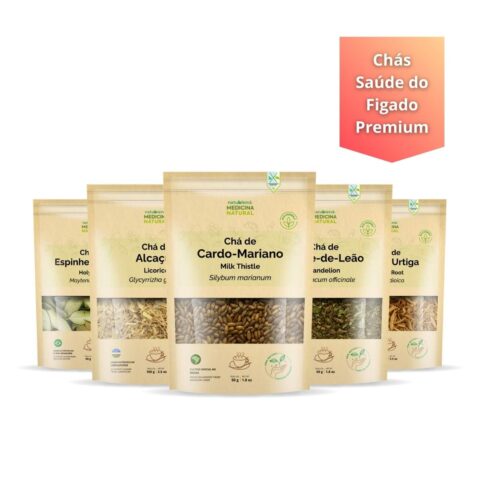 Kit Chás Saúde do Fígado Premium