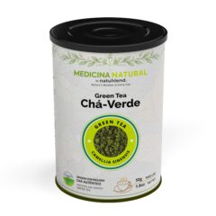 Chá Verde em Lata Premium - Folhas Preservadas com Frescor Total - 50g